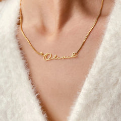 Personalized Stainless Steel English Letter Name Necklace - Name Necklace