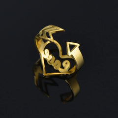 Personalized Stainless Steel Name Ring Creativity - 7