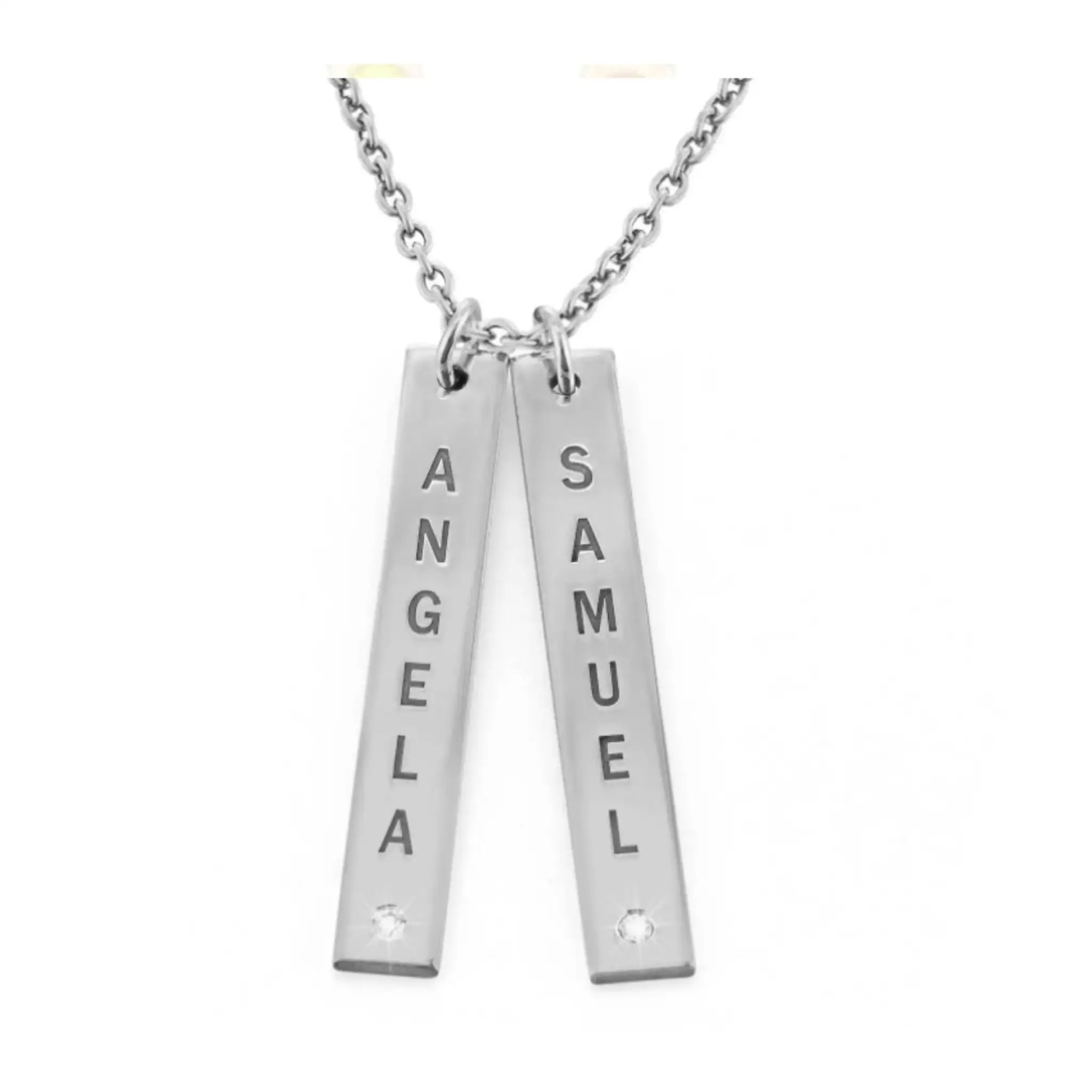 Personalized Vertical Necklace Mother’s Day Gift - 7