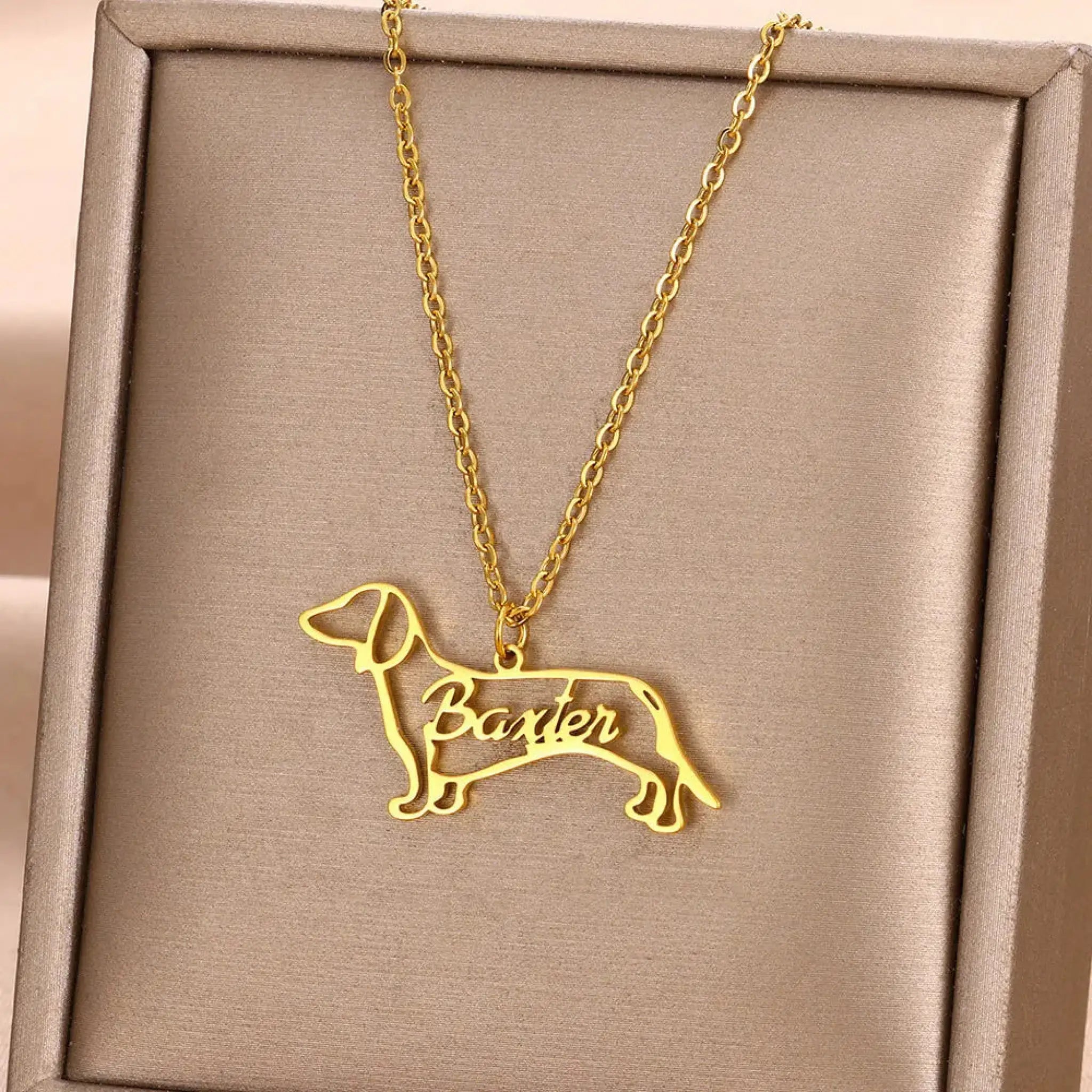 Pet Memorial Name Pendant – Engraved Necklace for Pet Lovers - Necklace