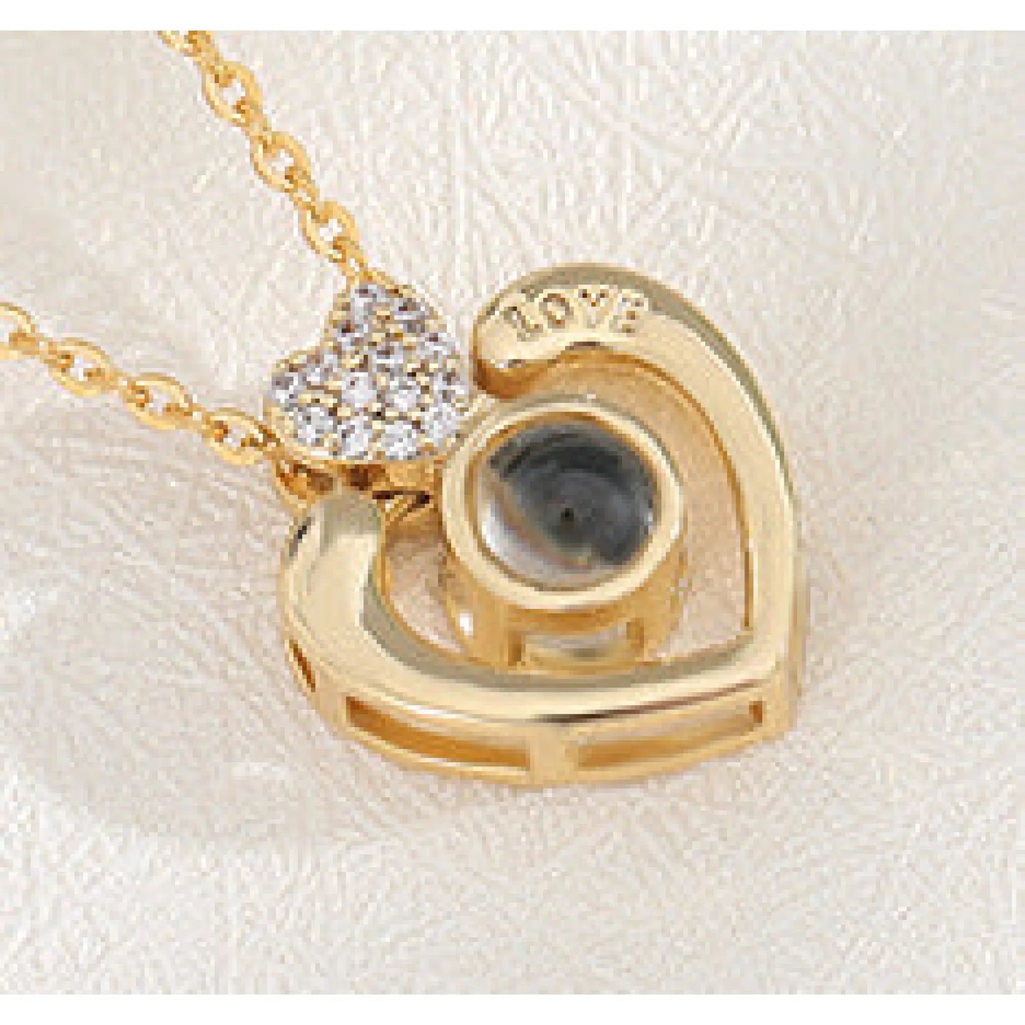 Photo Projector Desirable Couple Pet Necklace - 00620type - 7