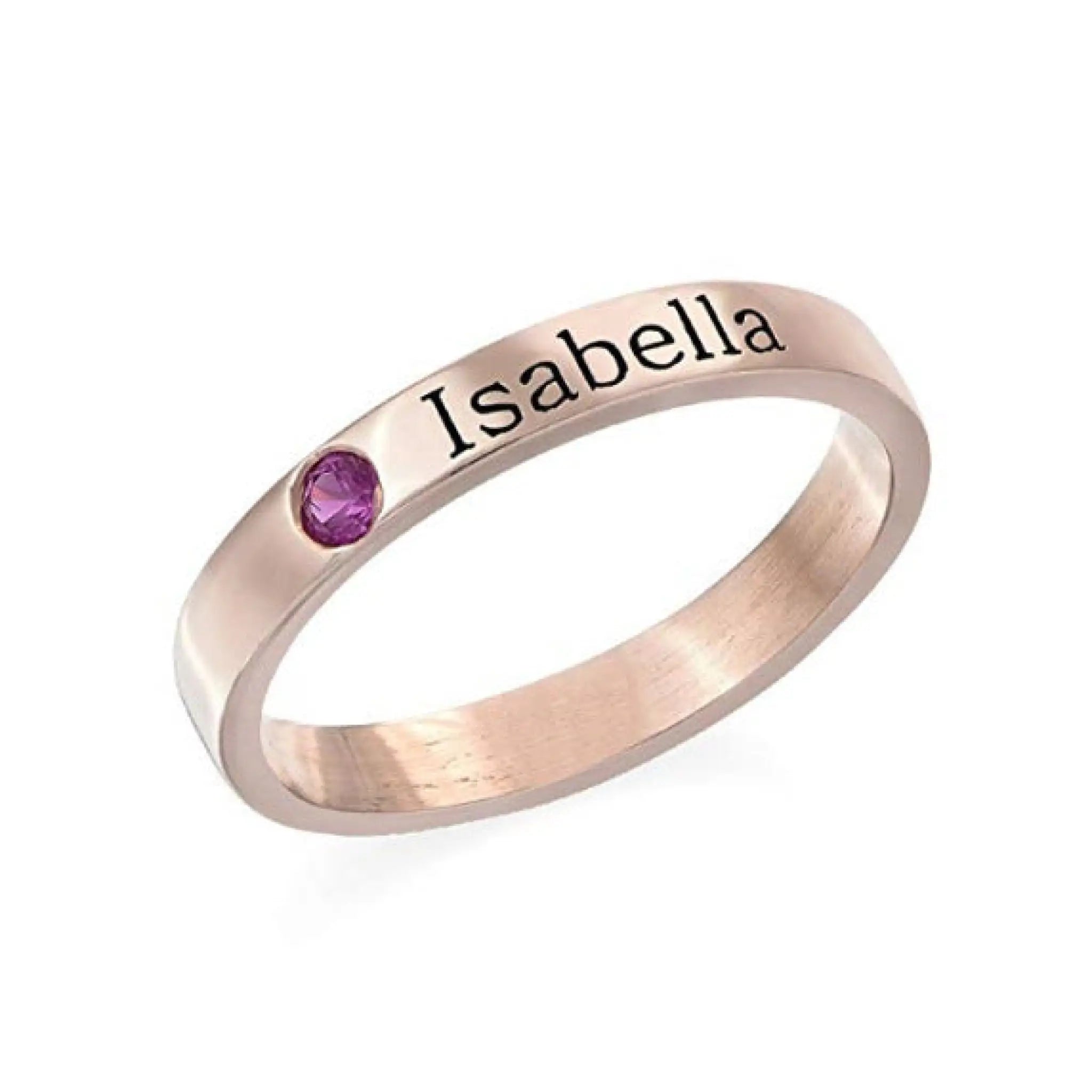 S925 ring lettering couple personalized name customization - 7
