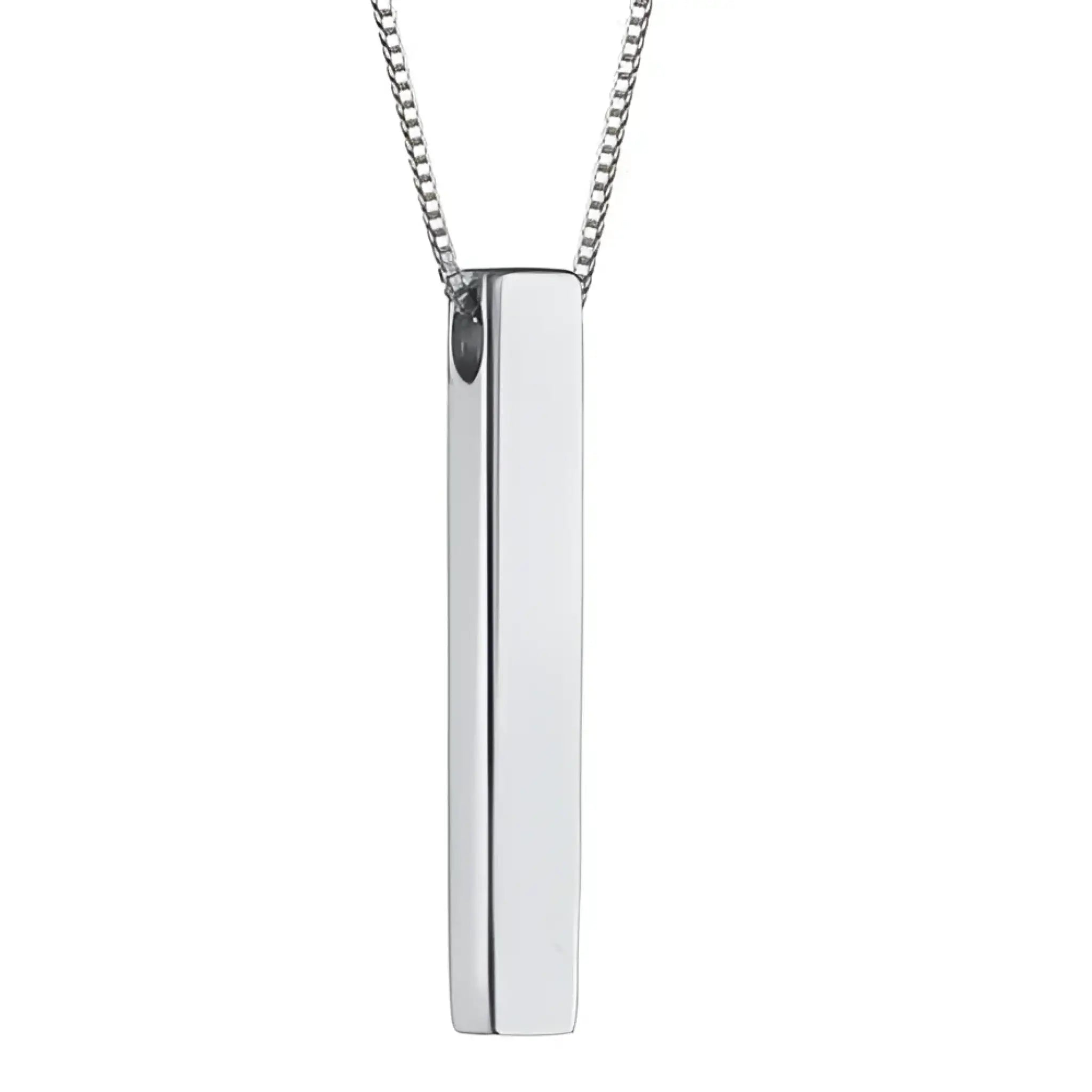 Silver Bar Name Personalized Custom Lettering Necklace - Name Bracelets
