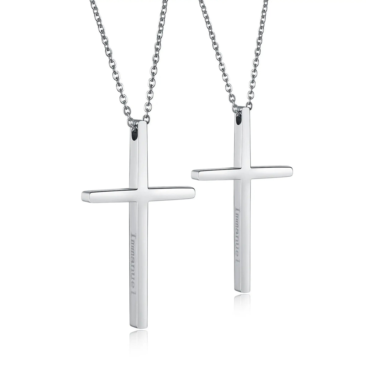 Simple Couple Necklace Personalized Lettering Pendant - 1 Style - 7