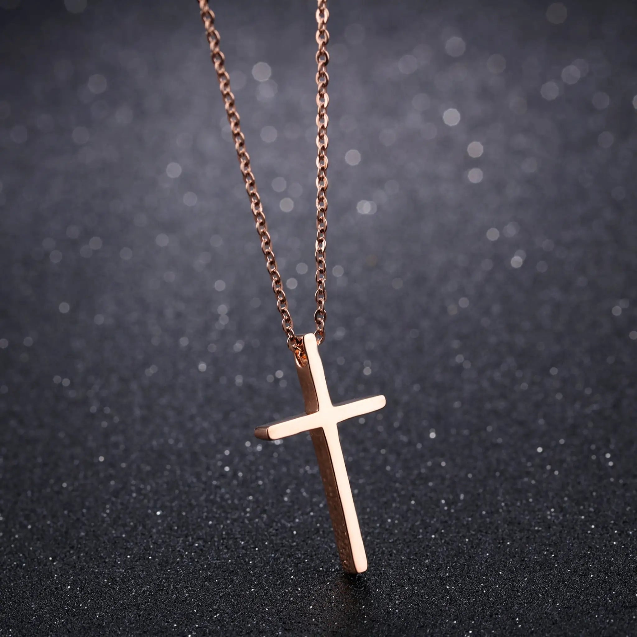 Simple Couple Necklace Personalized Lettering Pendant - 4 Style - 7