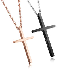 Simple Couple Necklace Personalized Lettering Pendant - 7