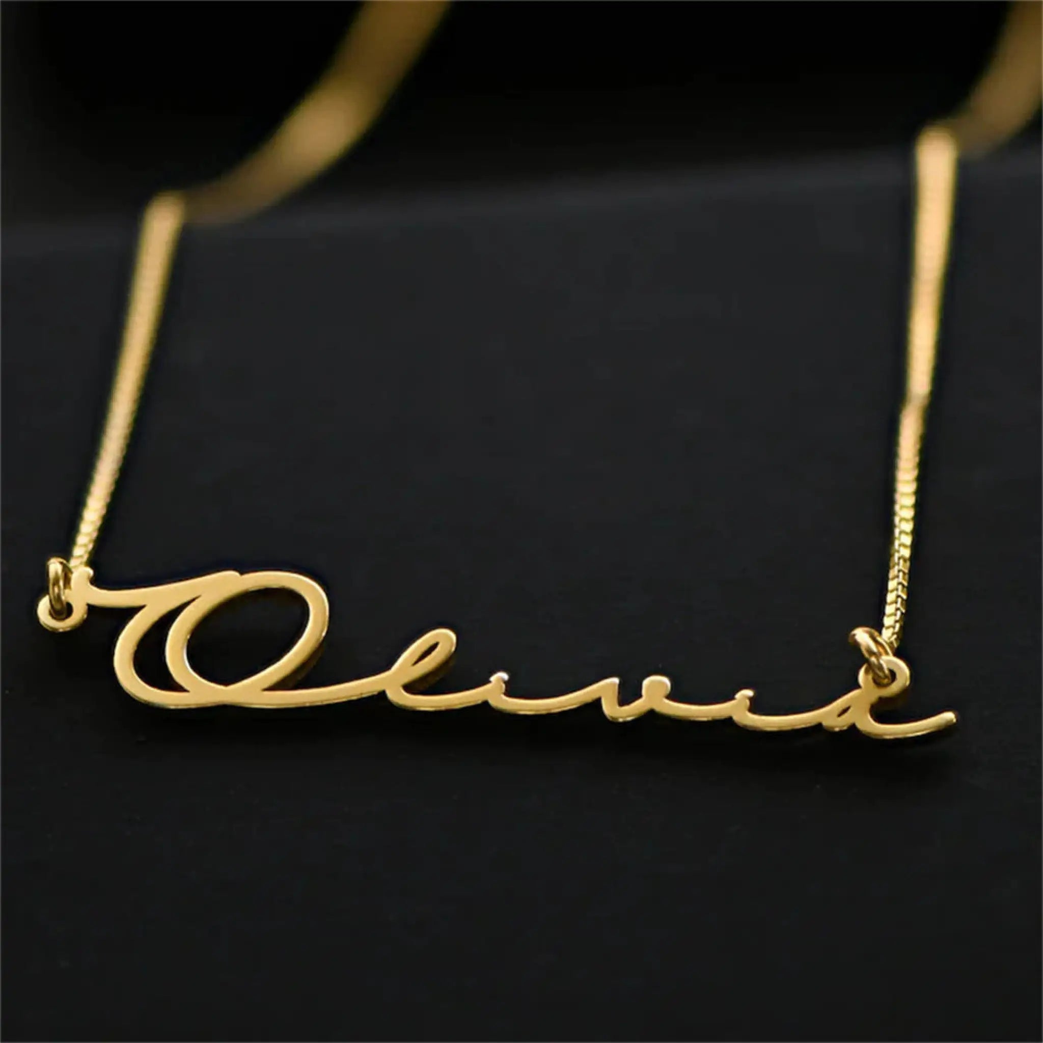 Stainless Steel Customized English Alphabet Necklace Name - Necklace