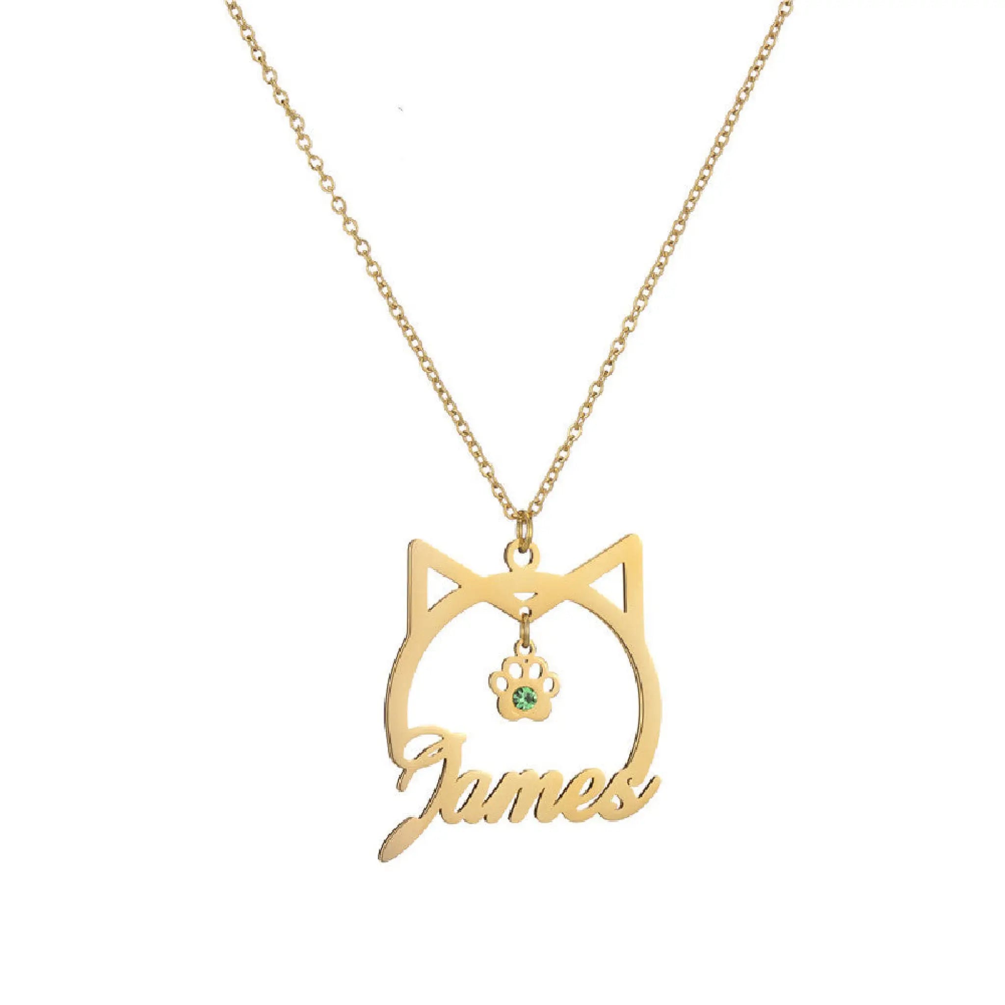 Stainless Steel English Name Necklace - 7