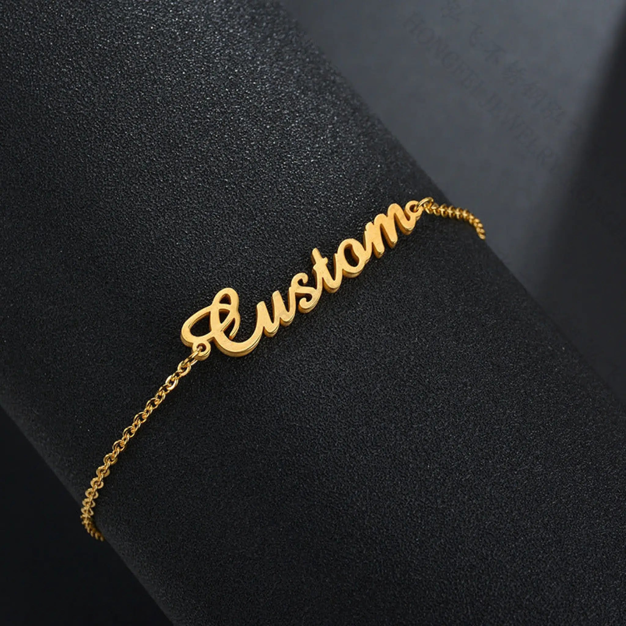 Summer Personalized Custom Name Anklets For Women Stainless Steel Cable Chain Gold Colour Sandy Beach Exquisite Jewelry