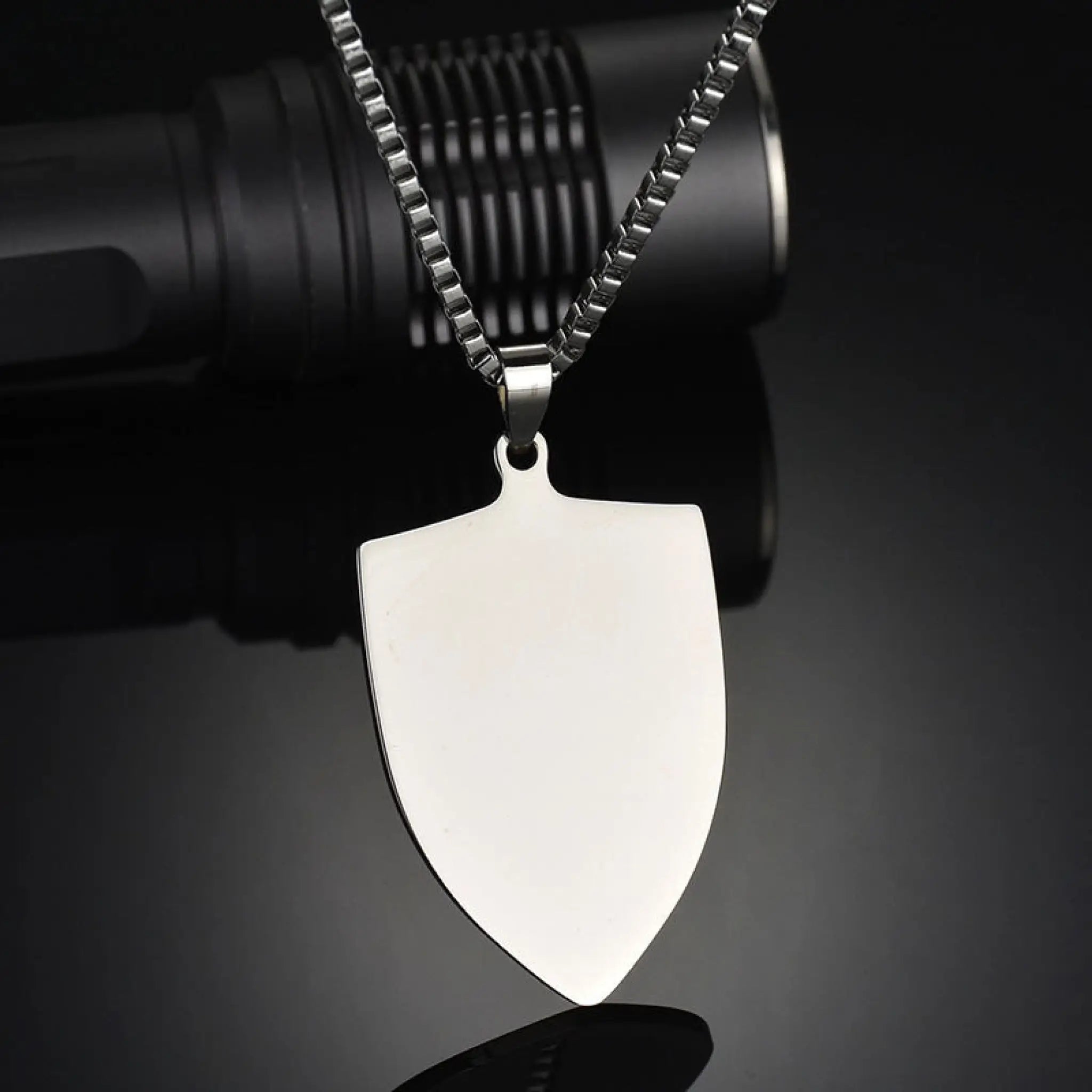 Titanium steel military brand stainless steel men’s necklace private custom dog brand name pendant offering lettering