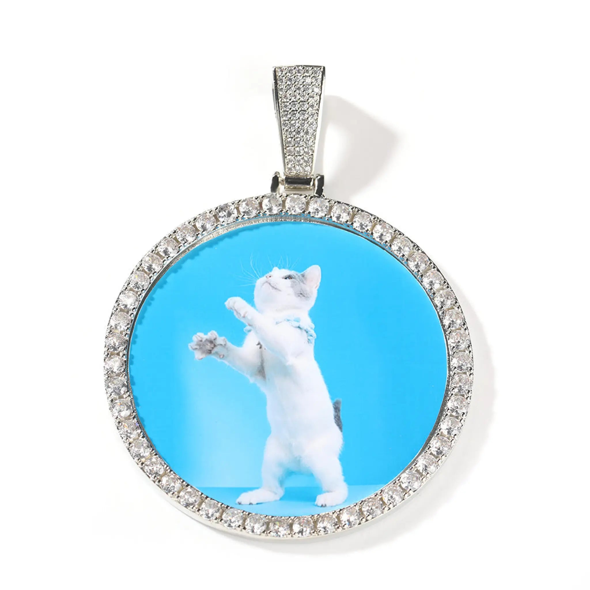Women’s DIY Commemorative Photo Necklace - Silver / 18inch - 7