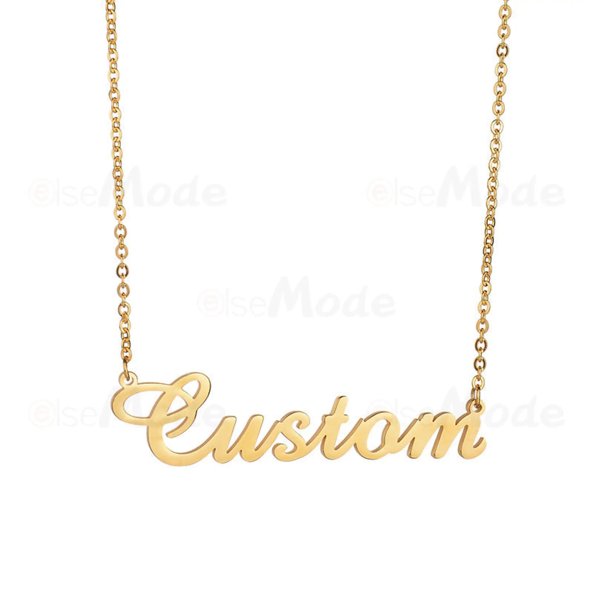 Women’s Personalized Name 18k Gold Necklace - Necklace
